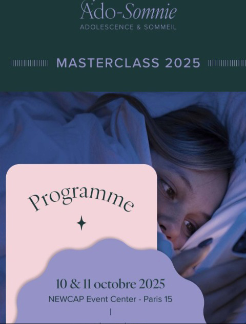 Masterclass 2025 Adolescence & sommeil